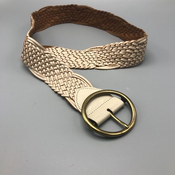 Linea Pelle Leather Braided Belt